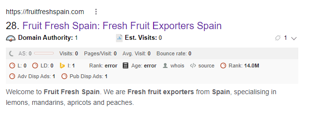 Search results for Fruit Fresh Spain